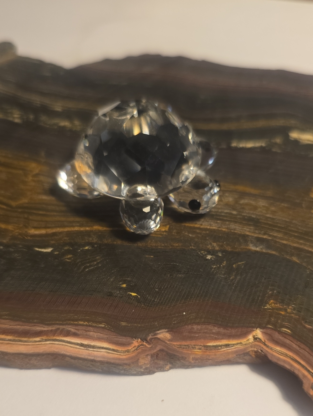 Swarovski Crystal Memories turtle figurine.
